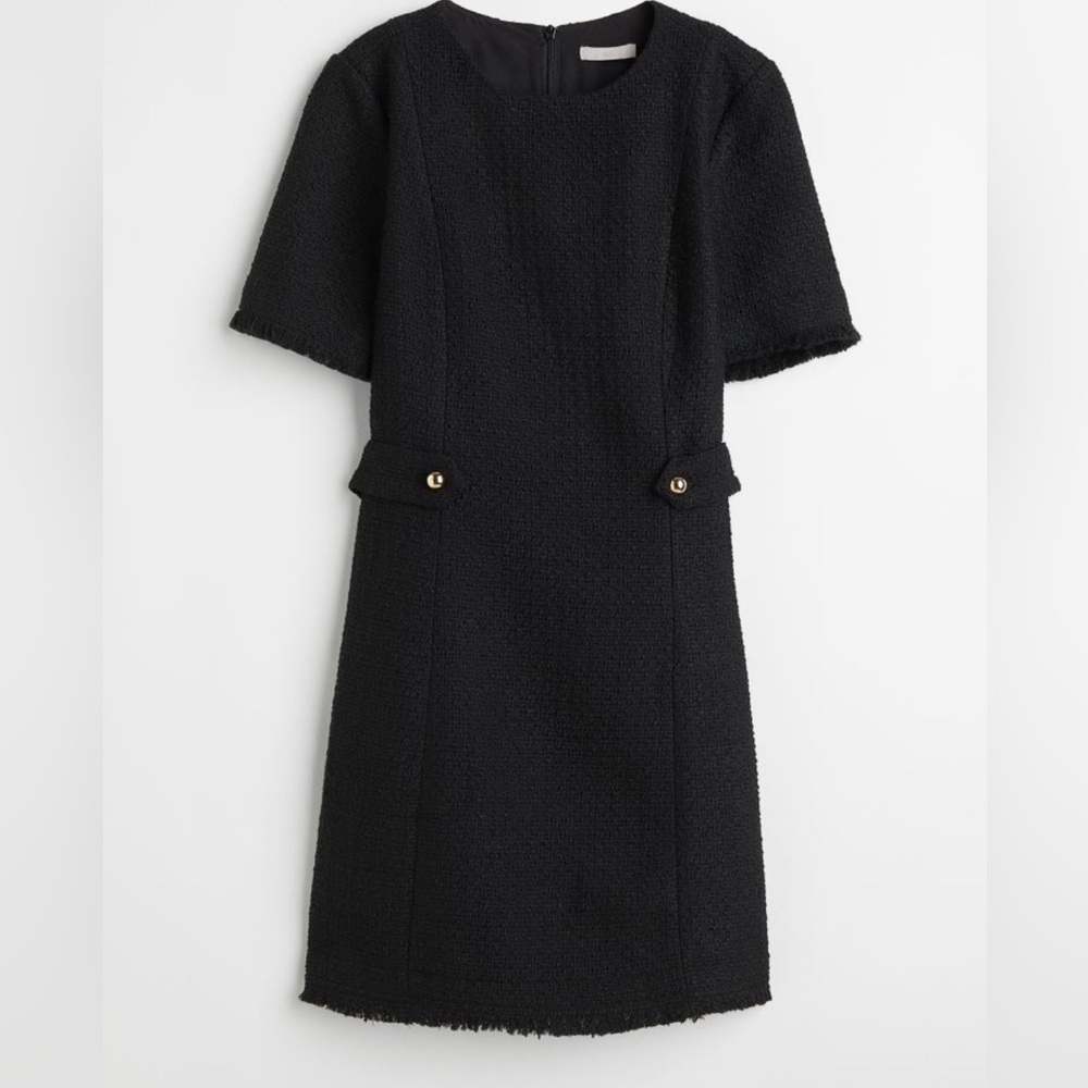 H&M WOOL BLEND MINI DRESS  - S2533 - Picture 3 of 6
